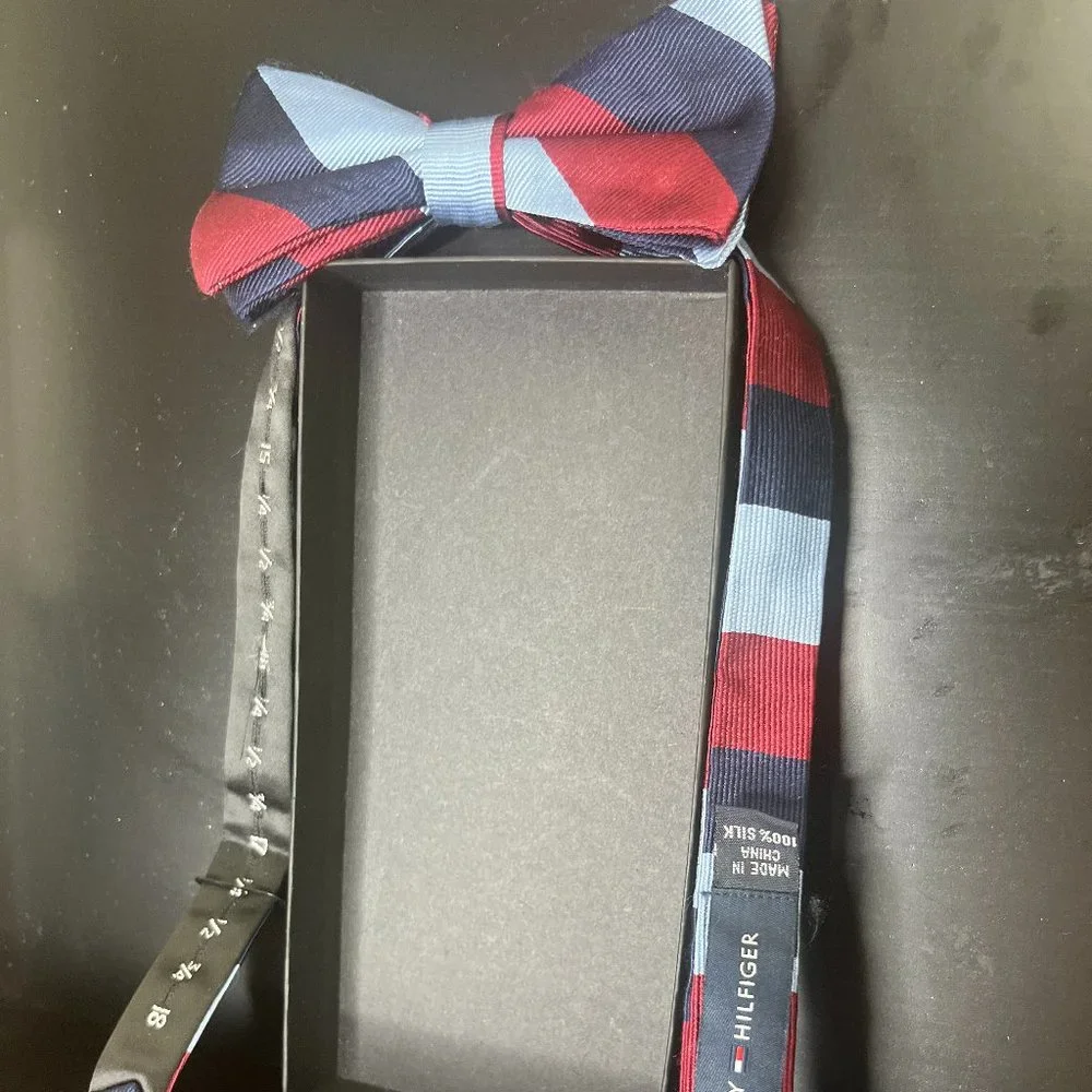Men's Bowtie Striped (Adjustable/OS) Business/Professional